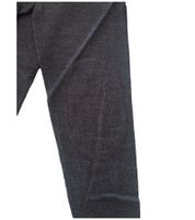 Pull en maille pour homme avec empiècements ton sur ton aux coudes, laine mérinos 0144328003 328 Gris