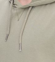 Sweat à capuche, t-shirt ou sweat d'été EIGHT2NINE pour homme, en coton, manches courtes, coloris gris clair ou kaki