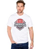 4er Pack U.S. SPORT AMERICA Herren T-Shirt Basic Baumwoll-Shirt Rundhals-Shirt Kurzarm Schwarz/Weiß