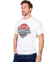 4er Pack U.S. SPORT AMERICA Herren T-Shirt Basic Baumwoll-Shirt Rundhals-Shirt Kurzarm Schwarz/Weiß
