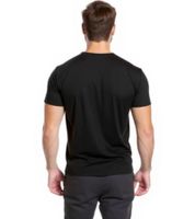 4er Pack U.S. SPORT AMERICA Herren T-Shirt Basic Baumwoll-Shirt Rundhals-Shirt Kurzarm Schwarz/Weiß