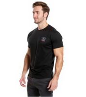 4er Pack U.S. SPORT AMERICA Herren T-Shirt Basic Baumwoll-Shirt Rundhals-Shirt Kurzarm Schwarz/Weiß