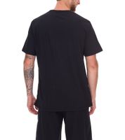 4er Pack U.S. SPORT AMERICA Herren T-Shirt Basic Baumwoll-Shirt Rundhals-Shirt Kurzarm Schwarz/Weiß