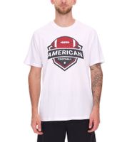 4er Pack U.S. SPORT AMERICA Herren T-Shirt Basic Baumwoll-Shirt Rundhals-Shirt Kurzarm Schwarz/Weiß