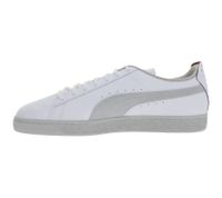 PUMA X Scuderia Ferrari Basket Ls Herren Sneaker mit EVA-Zwischensohle Echtleder Schuhe Motorsport 306214 02 Weiß