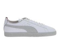PUMA X Scuderia Ferrari Basket Ls Herren Sneaker mit EVA-Zwischensohle Echtleder Schuhe Motorsport 306214 02 Weiß