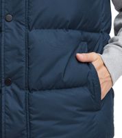 BLEND Tomy Herren Stepp-Weste warm gefütterte Übergangs-Weste mit hohem Kragen 20716813ME in Beige oder Blau