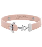 Paul Hewitt Women's Bracelet with Signum Coordinates, Leather Bracelet PH-FSC-S-N Beige