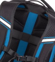 Rivacase Mercantour Backpack with 15.6" Laptop Compartment, Everyday Backpack, 20L, 5225 in Gray/Red or Black/Blue