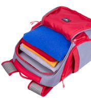 Rivacase Mercantour Backpack with 15.6" Laptop Compartment, Everyday Backpack, 20L, 5225 in Gray/Red or Black/Blue