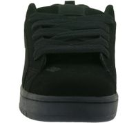 Baskets basses DC Court Graffik pour homme, style skate, en cuir véritable avec perforations d'aération (réf. 300529), coloris gris ou noir