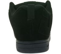 Baskets basses DC Court Graffik pour homme, style skate, en cuir véritable avec perforations d'aération (réf. 300529), coloris gris ou noir