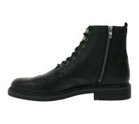 Clarks Newford Men's Boots, Genuine Leather Shoes with Contour Cushion Footbed, Lace-Up Boots 26183842 Black