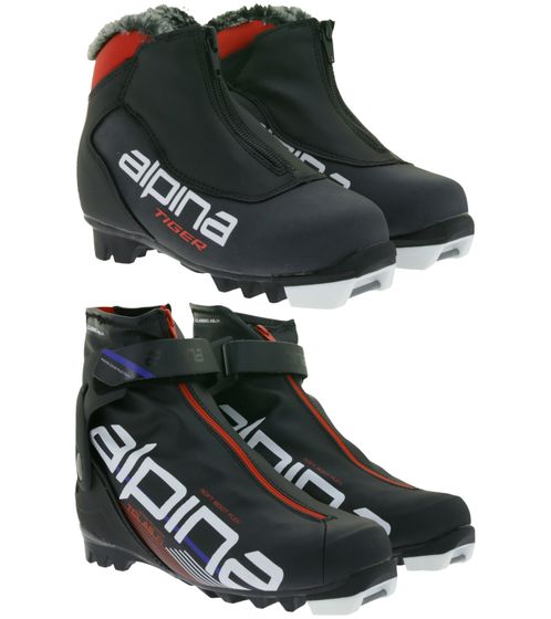 ALPINA Kids' Cross-Country Ski Boots Winter Shoes Winter Sports 59732K Tiger Black, or 59801K T Classic AS Black