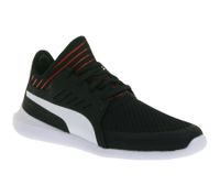 PUMA X Ferrari Sf Evo Cat Mace Unisex Sneaker mit Ferrari-Logo Motorsport-Schuhe 306228 03 Schwarz/Rot/Weiß