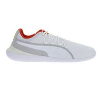 PUMA X Scuderia Ferrari Sf Evo Cat Herren Sneaker mit Ferrari-Logo Echtleder-Schuhe Motorsport 306009 03 Weiß