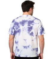 T-shirt homme RE:COVERED X NFL Baltimore Ravens avec casque de football américain, col rond en coton, RCNFL13, gris uni ou tie-dye violet/blanc