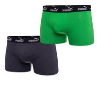 Confezione da 10 boxer PUMA Everyday Basic da uomo, in cotone, 701232894 004 Grigio/Verde