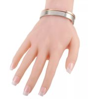 Conjunto de brazalete bicolor de Calvin Klein para mujer, pulsera de acero inoxidable, joyería KJ06PD2002, plata/oro rosa