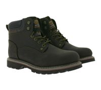 Botas Dockers para hombre con forro cálido, botas de invierno, zapatos de piel auténtica impermeables 23DA104-400320 Marrón