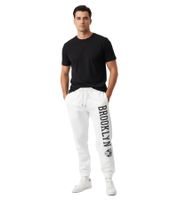 Hollister X NHL oder NBA Herren Jogginghose mit Rangers-Schriftzug Baumwoll-Hose 334-345 verschiedene Modelle New York Rangers (Blau), Philadelphia 76ers (Rot) oder Brooklyn Nets (Weiß)