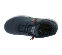 Baskets homme Dockers by Gerli à lacets élastiques, en cuir véritable bleu marine 57ST001-620660