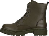 Hochwertige BULLBOXER Stiefelette Schnürschuhe für Damen 610504E6LC in Khaki oder Braun