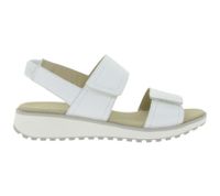 CAPRICE Women's Nappa Leather Sandals with CAP Memotion Technology Summer Shoes 9-28708-44 102 White