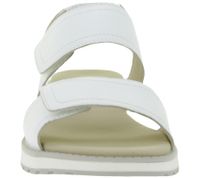 CAPRICE Women's Nappa Leather Sandals with CAP Memotion Technology Summer Shoes 9-28708-44 102 White