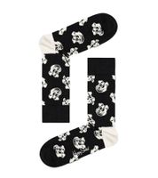 Calcetines Happy Socks para hombre con estampado integral de perros, calcetines de algodón, calcetines para uso diario 01-9100 Negro/Multicolor