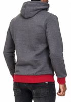 Markanter Kapuzen-Pullover für Herren mit modernem Schnitt Hoodie Sweater 9325 Anthrazit