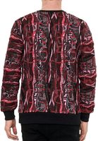 Cooles Sweatshirt für Herren im coolen New York-Style Pullover Sweater 19132 Rot