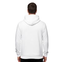 Kuscheliger Hoodie für Herren mit coolem Front-Detail Kapuzen-Pullover Sweater 19153 Weiß