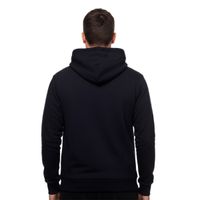 Kuscheliger Hoodie für Herren mit coolem Front-Detail Kapuzen-Pullover Sweater 19153 Marine-Blau