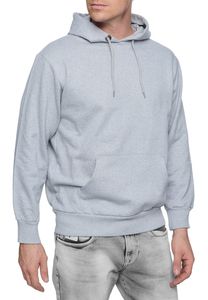 Sudadera con capucha cómoda para hombre de corte regular, sudadera con capucha gris 19161