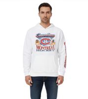 Felpa con cappuccio da uomo Hollister X NHL con stampa del logo della squadra, pullover in cotone 322-221-1606 Pittsburgh Penguins (Nero), Montreal Canadiens (Bianco), Toronto Maple Leafs (Blu) o Detroit Red Wings (Rosso)