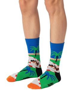 1 Pair of Happy Socks Racing Socks Men's Socks with All-Over Racing Print Cotton Socks Everyday Socks P002592 Multicolored