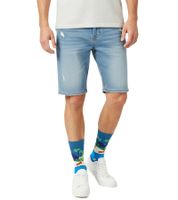 1 Pair of Happy Socks Pool-Side Men's Crew Socks with Pool Print, Everyday Socks P000716 Blue/Multicolor