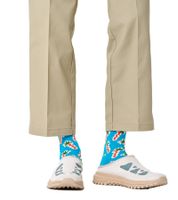 1 Pair of Happy Socks Tennis Ball Socks, Men's Socks with All-Over Tennis Ball Print, Cotton Socks, Everyday Socks, P002587 Green/Yellow/Black