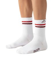 9 pares de calcetines de tenis Kappa, calcetines de algodón con estampado de la marca, calcetines para uso diario 371F4ZW A01 Blanco