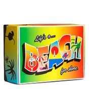 2 Pairs of Happy Socks Beach Life Unisex Socks in a Gift Box with All-Over Beach and Cocktail Print, Cotton Socks, Everyday Socks P002651 Red/Blue/Multicolor