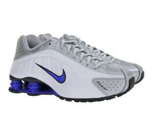 NIKE Shox R4 Low-Top Sneakers with Shox Technology Sports Shoes Running Shoes HQ1988-100 White/Silver