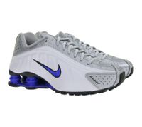 NIKE Shox R4 Low-Top Sneakers with Shox Technology Sports Shoes Running Shoes HQ1988-100 White/Silver