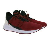 PUMA X Scuderia Ferrari SF Evo Cat II Suede LS Damen oder Herren Sneaker mit Ferrari-Logo Motorsport Leder-Schuhe 306373 02 Bordeaux/Weiß/Schwarz