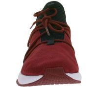PUMA X Scuderia Ferrari SF Evo Cat II Suede LS Damen oder Herren Sneaker mit Ferrari-Logo Motorsport Leder-Schuhe 306373 02 Bordeaux/Weiß/Schwarz