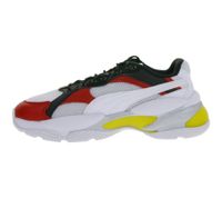Sportliche PUMA X Scuderia Ferrari Cell Epsilon Damen oder Herren Sneaker mit Cell-Technologie Sport-Schuhe Motorsport-Inspiriert 306512 01 Weiß/Rot/Gelb