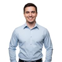 Klassisches Langarm-Hemd für Herren mit Kent-Kragen Business-Shirt Freizeit-Hemd 8255 Hellblau