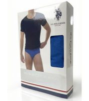 U.S. POLO ASSN. Premium Men's Basic T-Shirt, Sustainable Cotton T-Shirt, Everyday Shirt, Size 154 68261 53969 138, Royal Blue