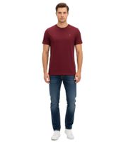 U.S. POLO ASSN. Premium Men's Basic T-Shirt, Sustainable Cotton Shirt, Everyday Shirt, 154 68261 53696 655, Wine Red