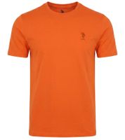 U.S. POLO ASSN. Premium Men's Basic T-Shirt, Sustainable Cotton Shirt, Everyday Shirt, 154 68261 53969 512 Orange